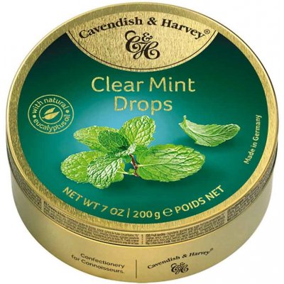 Cavendish & Harvey Clear Mint Drops 200 g – Zbozi.Blesk.cz