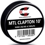 Coilology Sandvik Odporový drát MTL Clapton Ni80 3m 28/40 – Hledejceny.cz