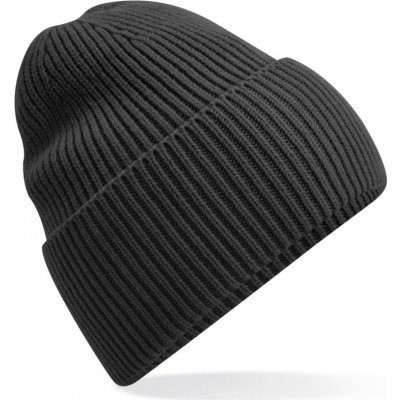 Beechfield dlouhá pletená čepice s manžetou B 384R charcoal – Hledejceny.cz