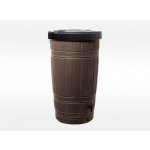 Barel WOODCAN s víkem imitace dřeva 265 l - hnědá – Zbozi.Blesk.cz