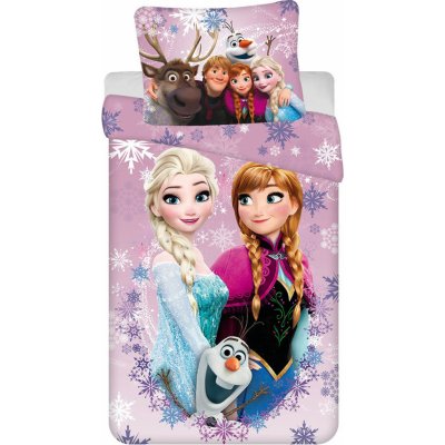 Jerry Fabrics Povlečení Ledové Království Purple 05 Bavlna 140x200 70x90 – Sleviste.cz