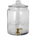Strömshaga Nádoba na limonádu Tap Brass 6 l čirá barva sklo kov – Zbozi.Blesk.cz