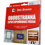 Den Braven Oboustranně lepicí upevňovací páska v krabičce 15 mm x 1 mm x 5 m bílá – Hledejceny.cz