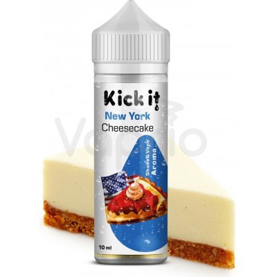 KickIt Newyorský cheesecake Shake & Vape 10 ml – Zboží Mobilmania