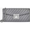 Kabelka Michael Kors ROSE elongated clutch medium dámská kabelka šedivá