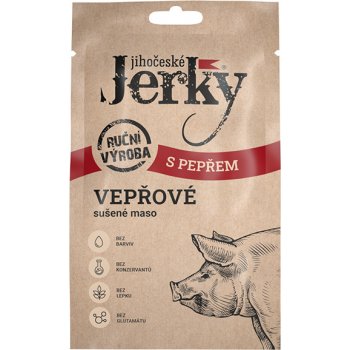 Jihočeské Jerky Vepřové s pepřem 20 g