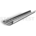 Evromat Žlab okapový 330 mm 5 m pozink hnědá – Sleviste.cz