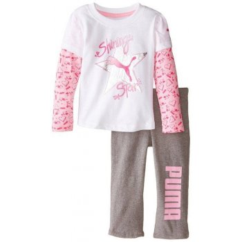 PUMA oblečení Shining Star 2 Piece Twofer set růžová