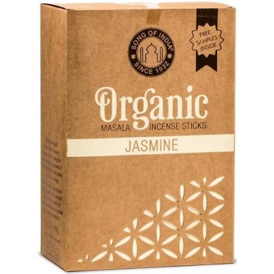 Song of India Vonné tyčinky Organic Masala Jasmine 15 g – Hledejceny.cz