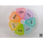 SimplyMed Dávkovač léků týdenní YHL075 Flower – Hledejceny.cz