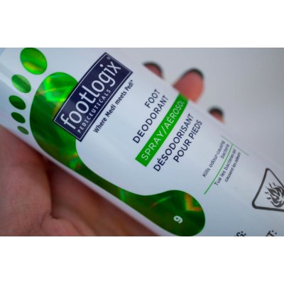 Footlogix Foot Deodorant antibakteriální a osvěžující sprej na nohy 125 ml