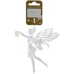 GEROMA Vánoční ozdoba víla plast perlově bílá 11,5 x 12,5 cm – Hledejceny.cz