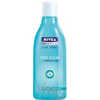 Nivea Visage Pure Effect Stay Clear čistící voda 200 ml