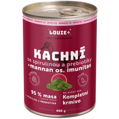 Louie Adult Kachní se spirulinou a prebiotika 400 g – Zboží Mobilmania