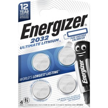 Energizer Ultimate Lithium CR2032 4ks E301319304