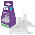 Philips Avent savička Natural Response 1 první průtok 2 ks transparentní – Sleviste.cz