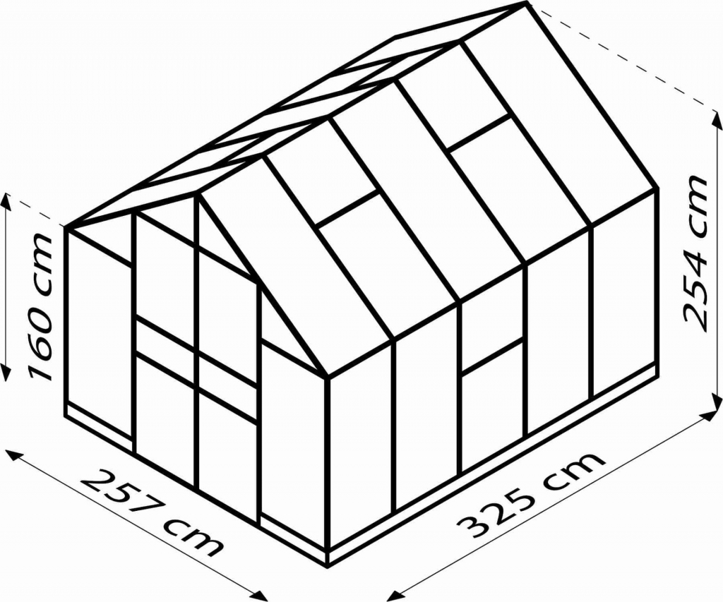 Vitavia Olymp 8300 čiré sklo 3 mm zelený LG3811