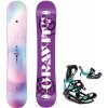 Snowboard set Gravity Voayer + vázání Fastec FT360 23/24