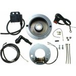ELECTREX sada zapalování rotor (magnetické kolo) cívka alternátoru, zapalovací cívka, modul CDI, fajfka svíčky do: CZ MOTOCROSS (jedna svíčka)