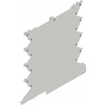 Weidmüller CH20M6 BC 4P-4P AGY 1 1293807 kryt pouzdra na DIN lištu uzavřená, pro montáž na DIN lištu 5.2 x 107 šedá 50 k – Sleviste.cz