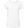Dámská Trička B&C Dámské slubové tričko Inspire z bio bavlny Bílá