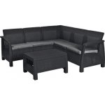Allibert Zahradní set Corfu Relax Set grafit – Hledejceny.cz