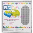 L-W Toys Podložka na stavění 50x50 bodů - šedá