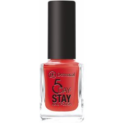 Dermacol Dlouhotrvající lak na nehty 5 Days Stay 21 Monroe Red 11 ml