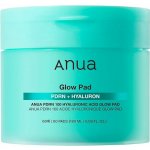Anua PDRN 100 Hyaluronic Acid Glow Pad Rozjasňující polštářky s PDRN a kyselinou hyaluronovou 60 ks 180 ml – Zboží Mobilmania