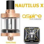 Aspire Clearomizér Nautilus X Zlatý 2ml – Zboží Dáma