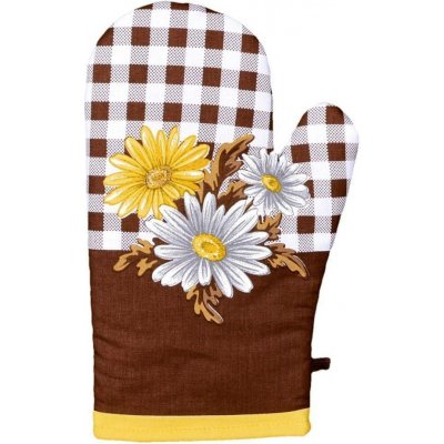 Frobyt Kuchyňská chňapka GERBERA, hnědá, 28x18cm – Zboží Dáma