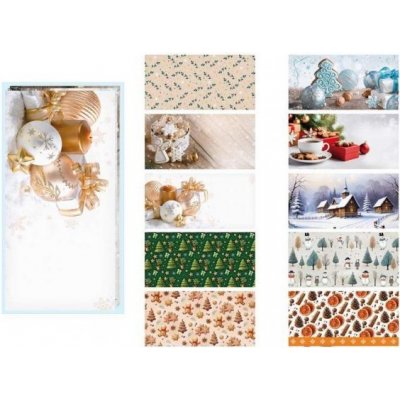 Dopisní obálka MFP DL vánoční mix 1ks – Zboží Živě