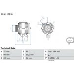 generátor BOSCH 0 986 048 400 BO 0986048400 – Hledejceny.cz