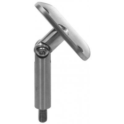 Držák madla s kloubem na trubku ø 42,4 mm (78x64 mm / závit M8), nerez broušená K320 / AISI304 – Hledejceny.cz