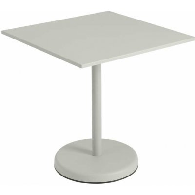 Muuto Stolek Linear Steel Café Table 70x70, grey