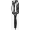 Kartáče na vlasy Olivia Garden Fingerbrush Medium Black Nylon