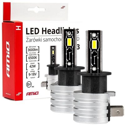 LED autožárovky řady H-mini H3 6500K Canbus AMIO-03330 – Sleviste.cz