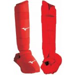 Mizuno Chrániče holení na karate - červené – Zboží Dáma