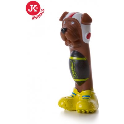 JK ANIMALS vinylová pískací hračka Pes ragby 16,5 cm – Hledejceny.cz