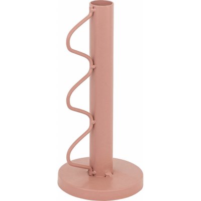 Atmosphera Kovový svícen na jednu svíčku BLISS, 20 cm růžová – Hledejceny.cz