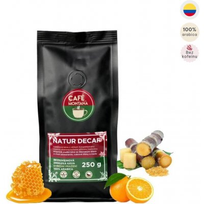 Café Montaña Natur Decaf bez kofeinu 0,5 kg – Zboží Mobilmania