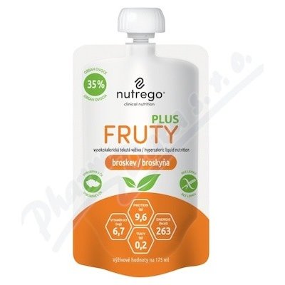 NUTREGO FRUTY PLUS BROSKEV POR SOL 4X175ML – Hledejceny.cz