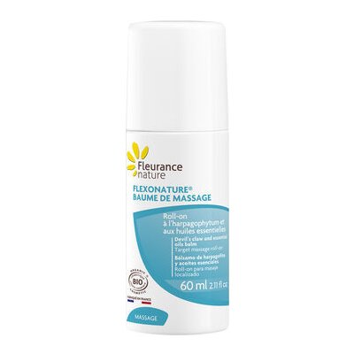 Fleurance Nature masážní balzám s éterickými oleji a ďáblovým drápem 60 ml