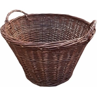 HRADIL Proutěný koš na dřevo a seno 50 cm SLAMY I – Zboží Dáma