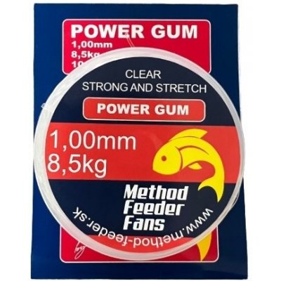METHOD FEEDER FANS Feederová guma Power Gum 10m 1mm – Zbozi.Blesk.cz