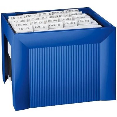 HAN Box na závěsné desky Karat - A4, plastový, modrý – Zboží Mobilmania
