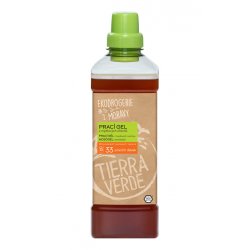 Tierra Verde prací gel z mydlových ořechů pomerančový 1000 ml