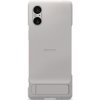 Pouzdro a kryt na mobilní telefon Sony Sony XQZ-CBDEB Stand Cover Xperia 5 V 5G XQZCBDEH.ROW, šedé