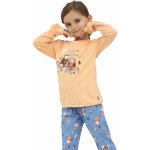 Dívčí pyžamo Girl KIDS DR OWLS oranžová – Zboží Dáma