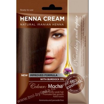 Fitokosmetik krémová henna s lopuchovým olejem Mocca 50 ml